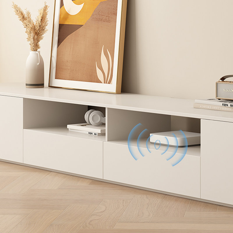 Cream Style Wood TV Stand